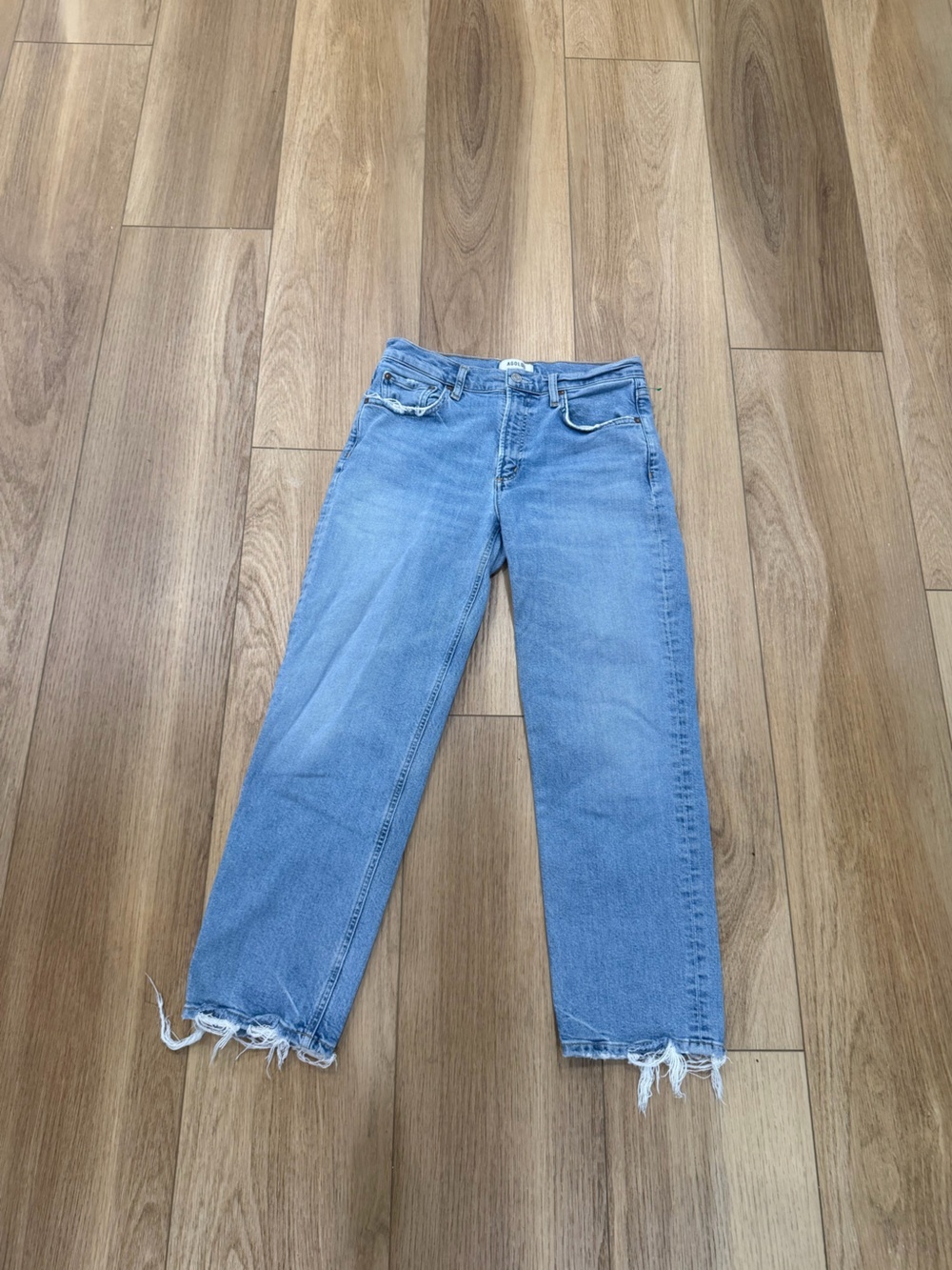 Agolde Classic Light Blue Women's Jeans - Casual Straight Leg